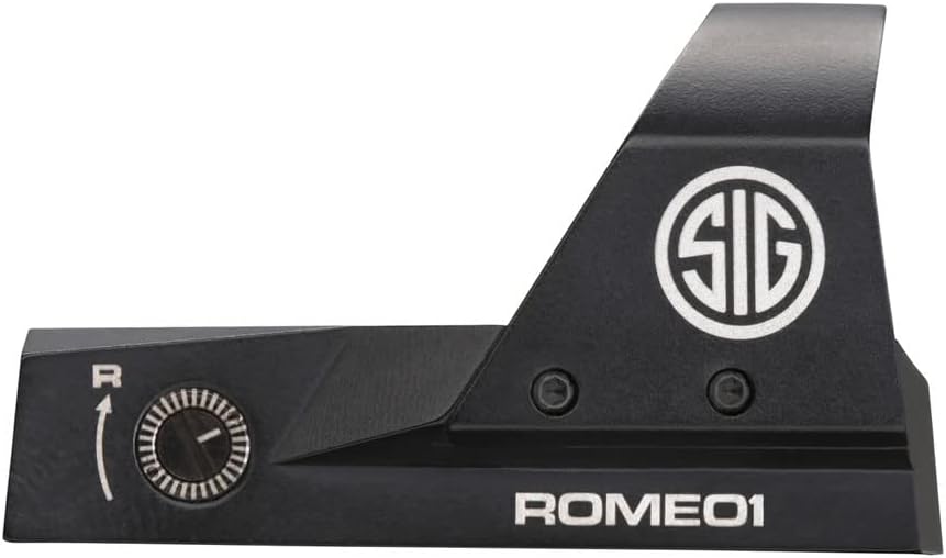 SIG SAUER ROMEO1 1x30 mm Red Dot Sight - Durable Lightweight Waterproof Miniature Open Reflex Sight