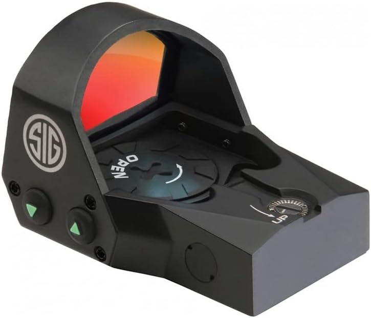 SIG SAUER ROMEO1 1x30 mm Red Dot Sight - Durable Lightweight Waterproof Miniature Open Reflex Sight