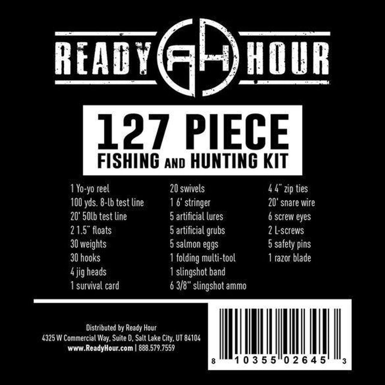 Ready Hour Fishing and Hunting Kit 127 Piece