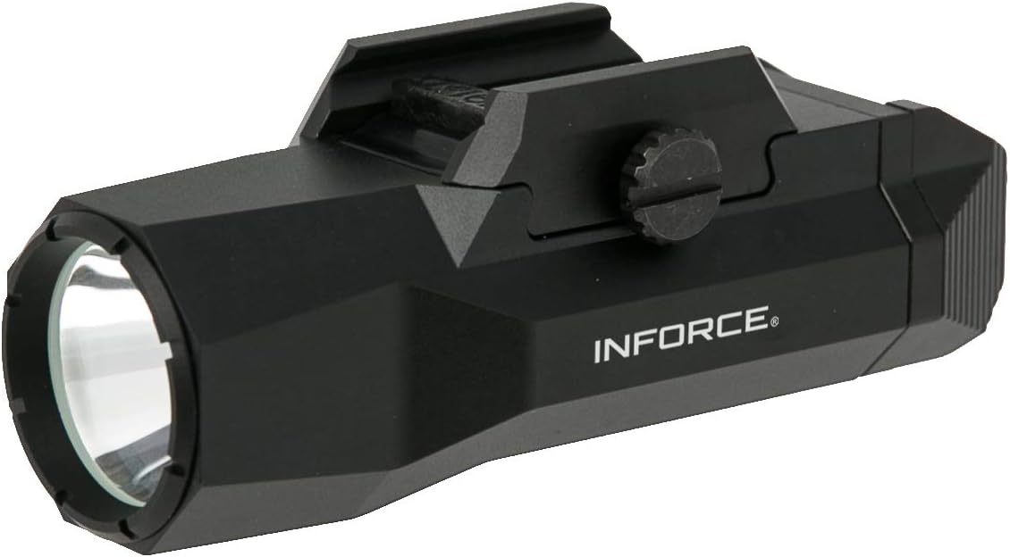 Inforce WILD2 Pistol Mounted Light 1,000 Lumens White Light, Black