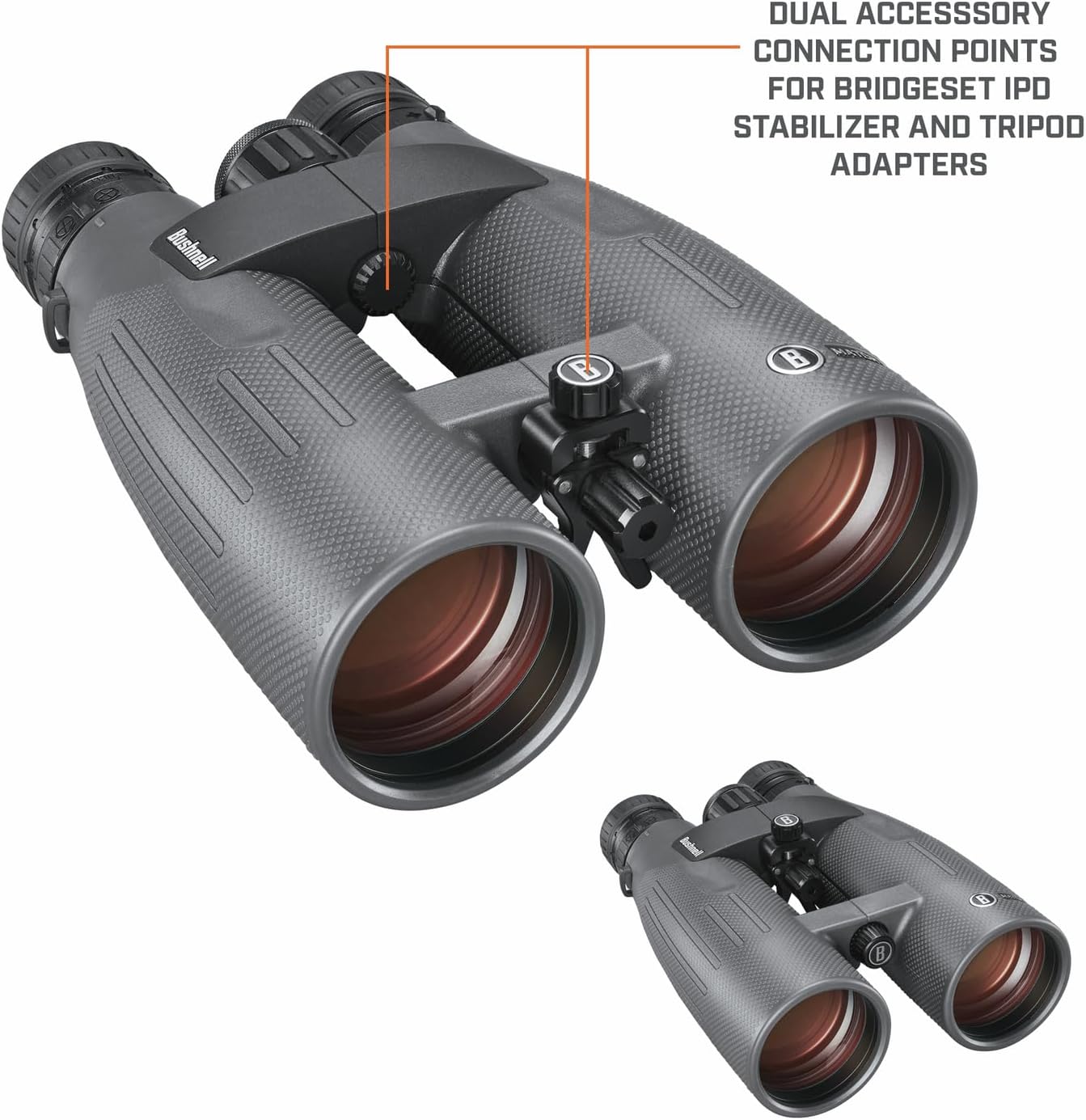 Bushnell Match Pro ED 15x56 Binoculars with Rotatable MRAD Reticle - High Precision, Long-Range Spotting Binoculars for Shooters and Hunters