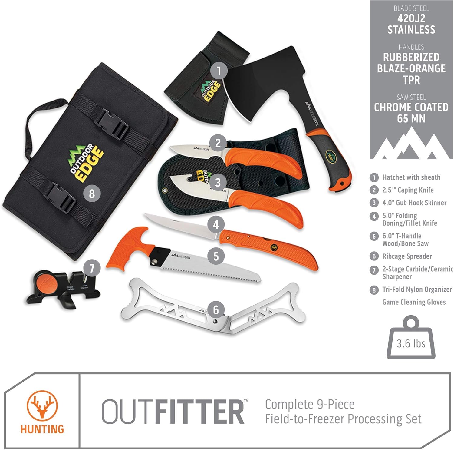 Outdoor Edge The Outfitter Hunting Set