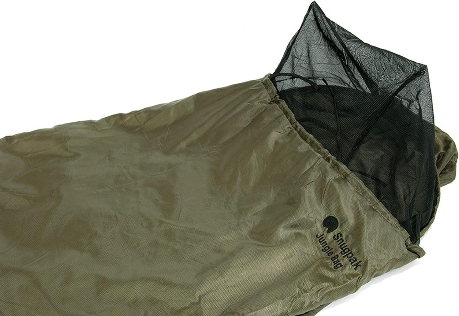 SNUGPAK - JUNGLE BAG OLIVE RIGHT SIDE ZIP WGTE
