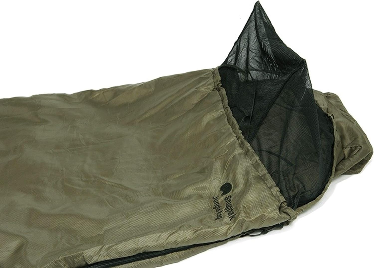 SNUGPAK - JUNGLE BAG OLIVE RIGHT SIDE ZIP WGTE