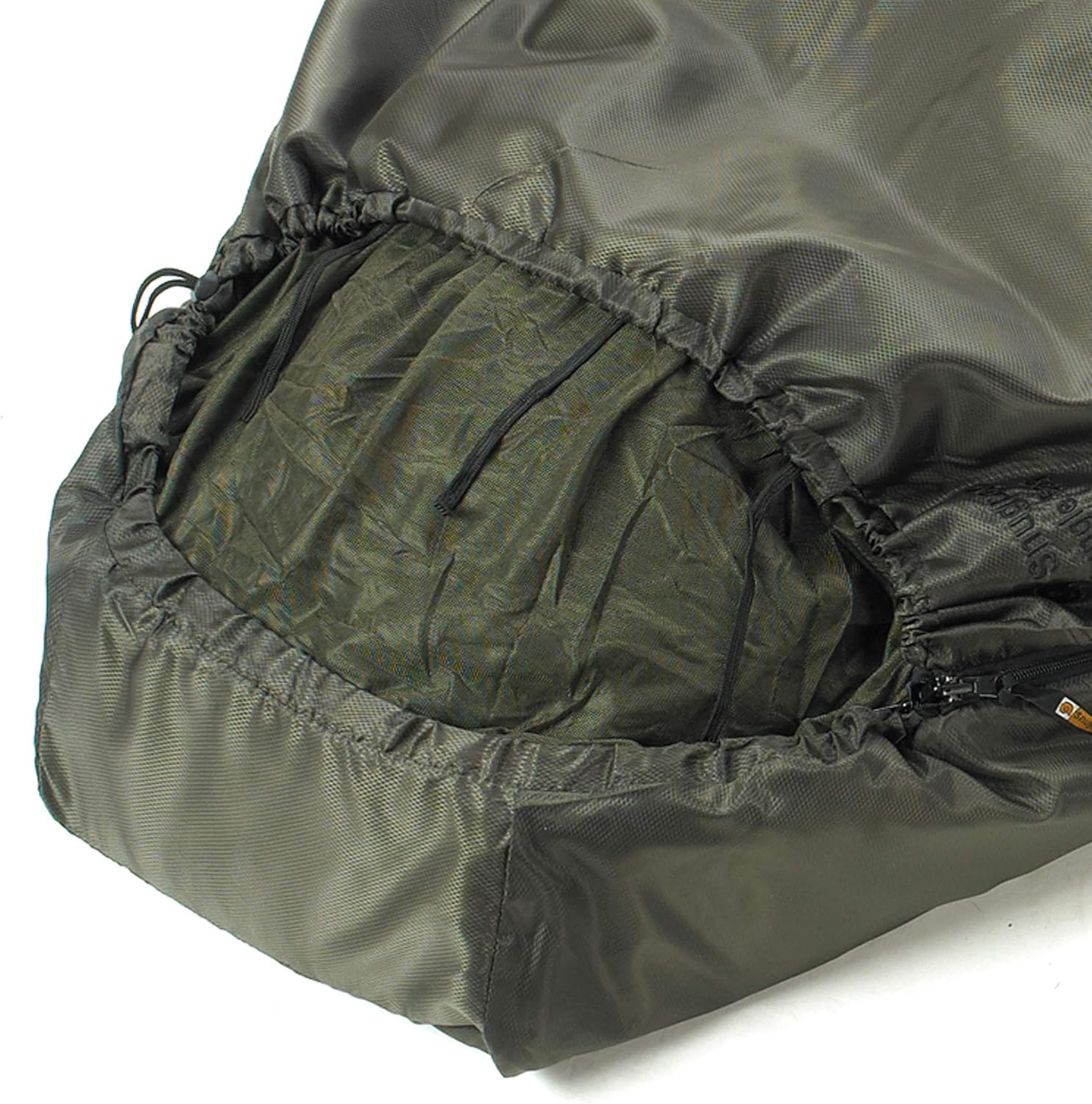 SNUGPAK - JUNGLE BAG OLIVE RIGHT SIDE ZIP WGTE