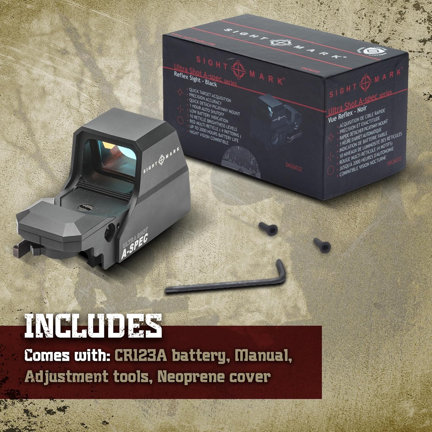 ightmark Ultra Shot A-Spec Reflex Sight SM26032