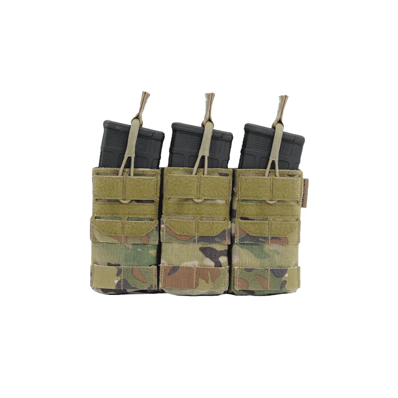 Agilite AG3 Molle 5.56 Triple Magazine Mag Pouch Black