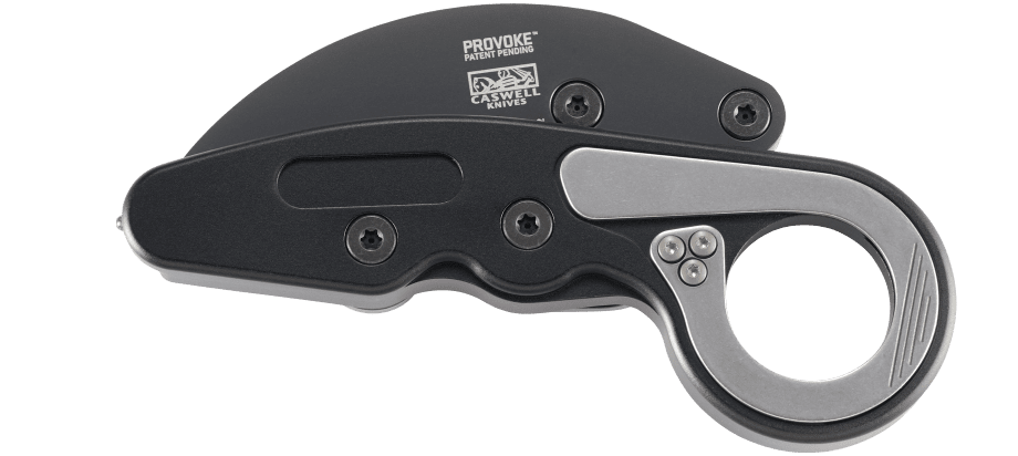 CRKT Provoke First Responder Folding Pocket Knife: Morphing Karambit, D2 Blade Steel, Kinematic Pivot Action, Integrated Safety Lock, Low Profile Pocket Clip, Glass Breaker
