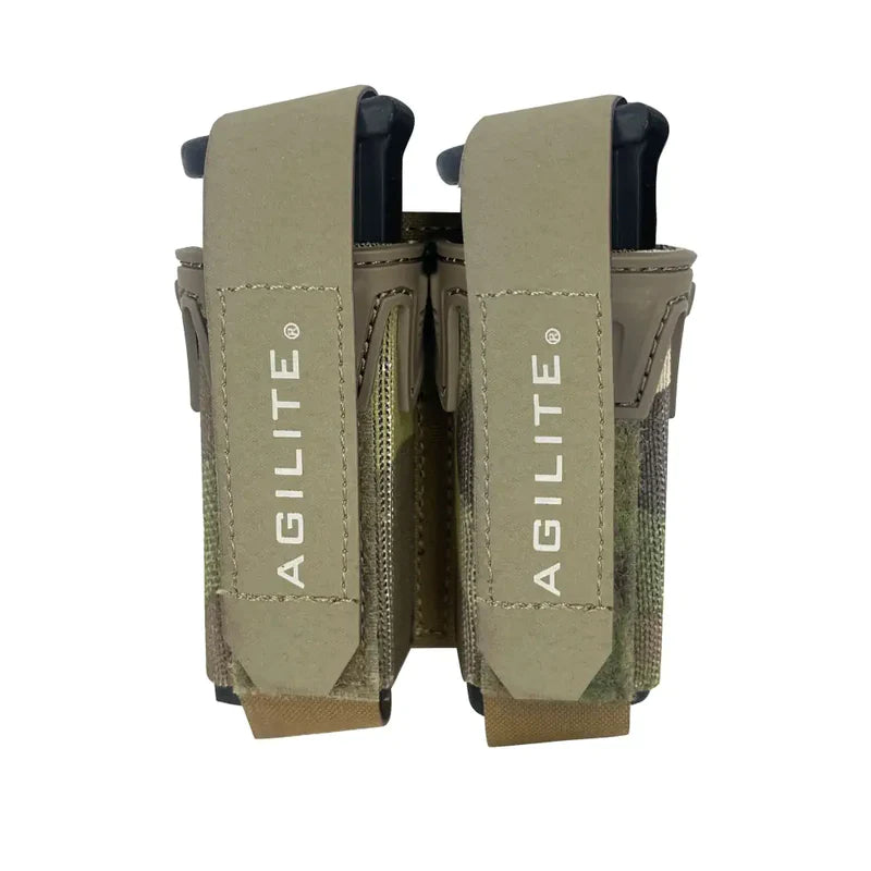 Agilite Pincer Placard Double Magazine Mag Pouch
