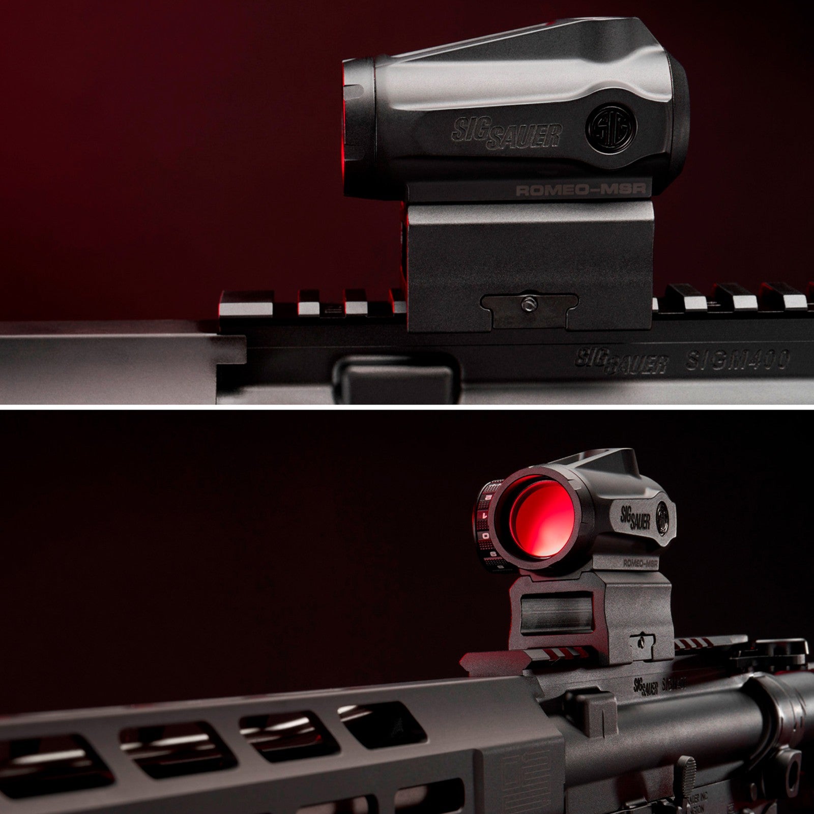 Sig Sauer ROMEO-MSR Gen II Red Dot & JULIET5-Micro Magnifier Combo (SORJMSR501)