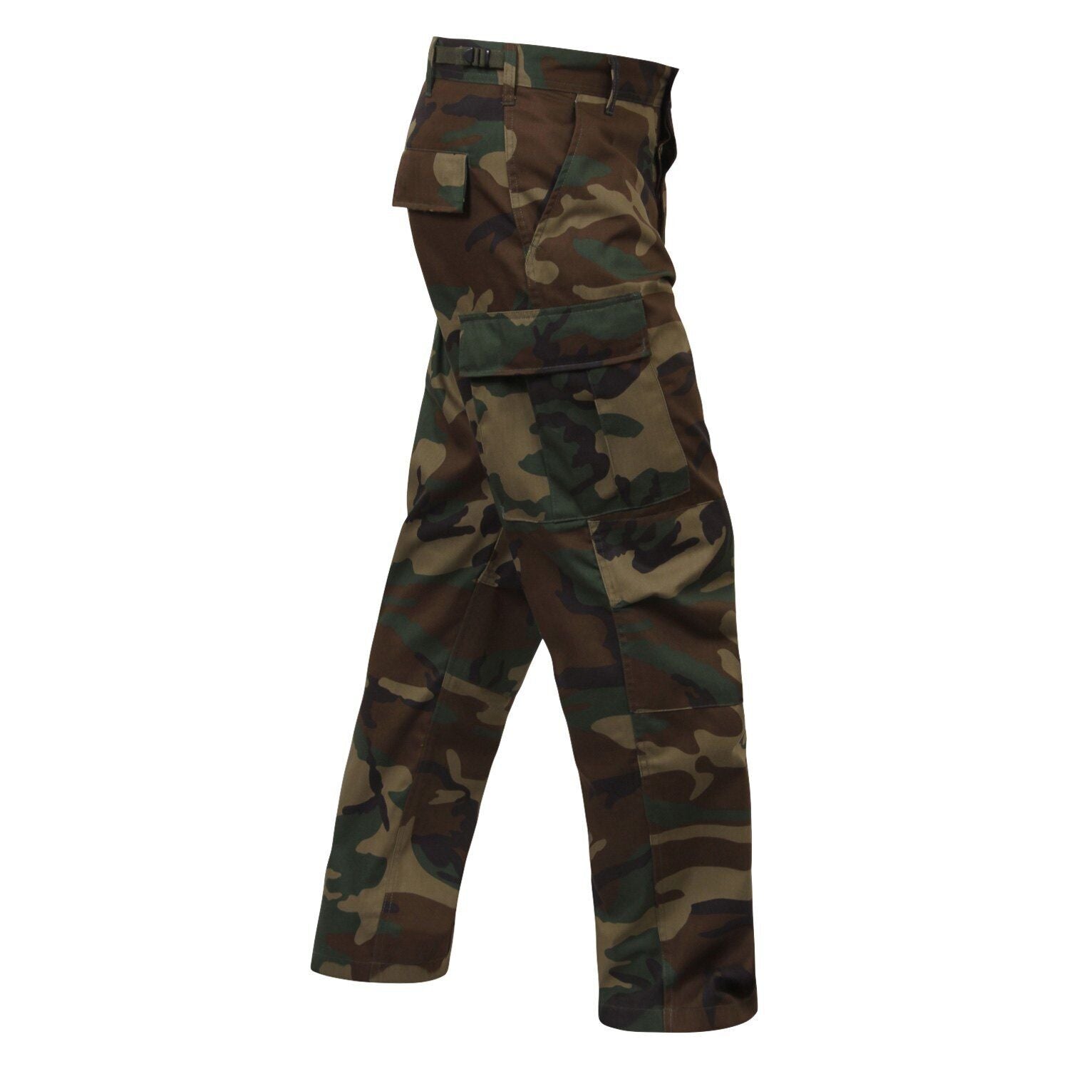 ROTHCO 4271 Woodland Camo Vintage 100% Rip-Stop Vietnam Era BDU Fatigue Pants
