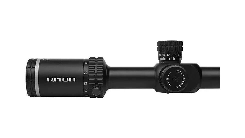 Riton Optics 1x Conquer 6-24x50mm Rifle Scope 1in Tube FFP Fog/Water (FVS023560)