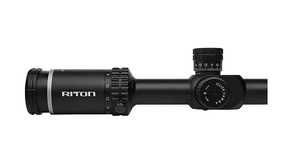 Riton Optics 1x Conquer 6-24x50mm Rifle Scope 1in Tube FFP Fog/Water (FVS023560)