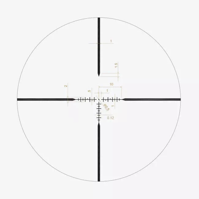 Riton Optics Scope X1 Primal 4-16x44 1" Tube RUT Reticle 2nd Focal Plane 1P416AS