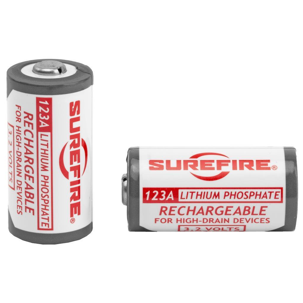 SureFire Rechargeable 123A Batteries (x2) and Charger SFLFP123-KIT