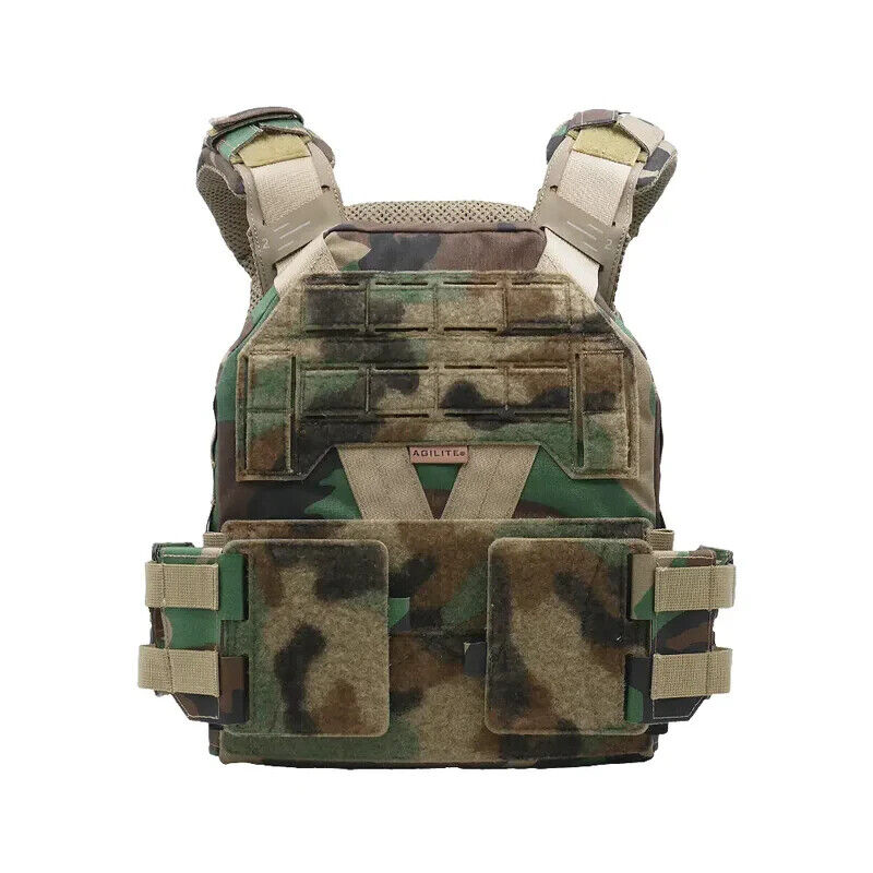 Agilite K-Zero M81 Woodland camo Plate Carrier Medium