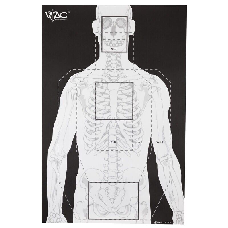 Action Target Viking Tactics DS Advanced Training Target, VTAC-P-100 Pack