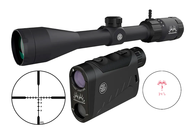 Sig Buckmasters Combo Kit 3-12x44mm Riflescope Buckmasters BDC Reticle SOK15BM03