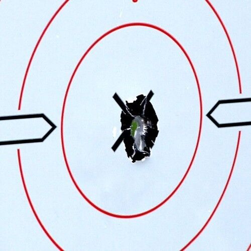 Lot Of 100 Birchwood Casey Shoot-N-C Targets 12" x 18" Silhouette White & Black