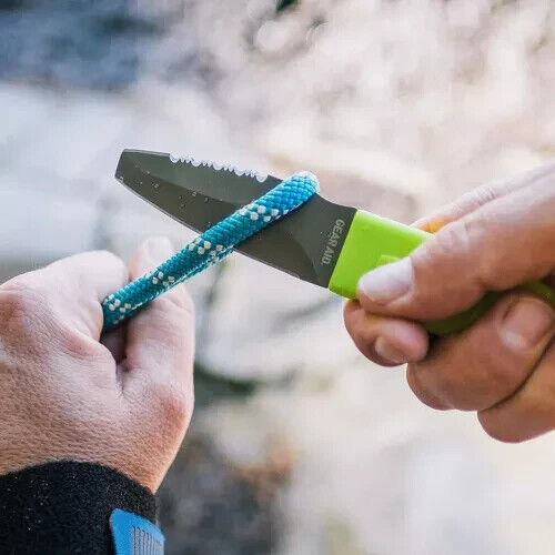 Gear Aid 3" Akua River Serrated Blunt Tip Fixed Blade Knife with Sheath