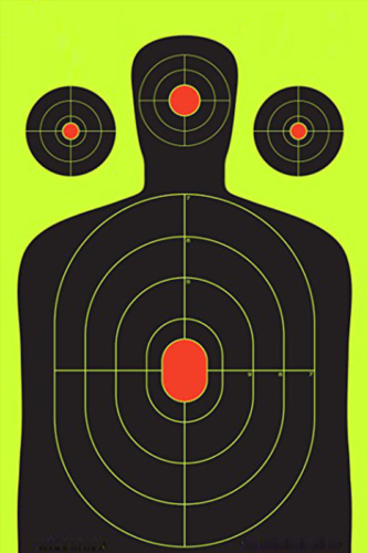 Targets For Shooting Range Paper Gun Target Practice Silhouette 12 x 18" 25 Pack