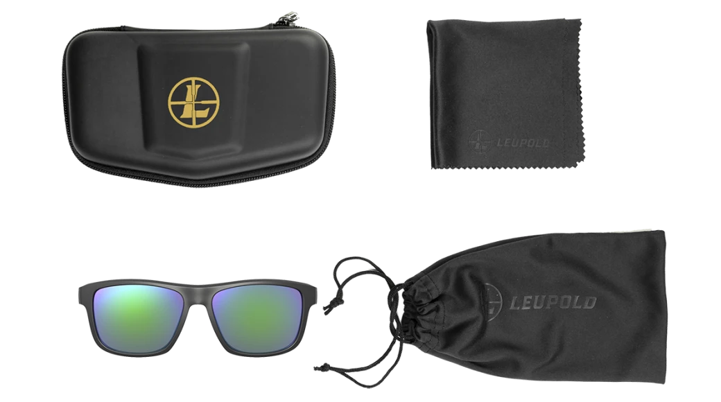 Leupold Performance Eyewear KATMAI - MATTE BLACK, EMERALD MIRROR