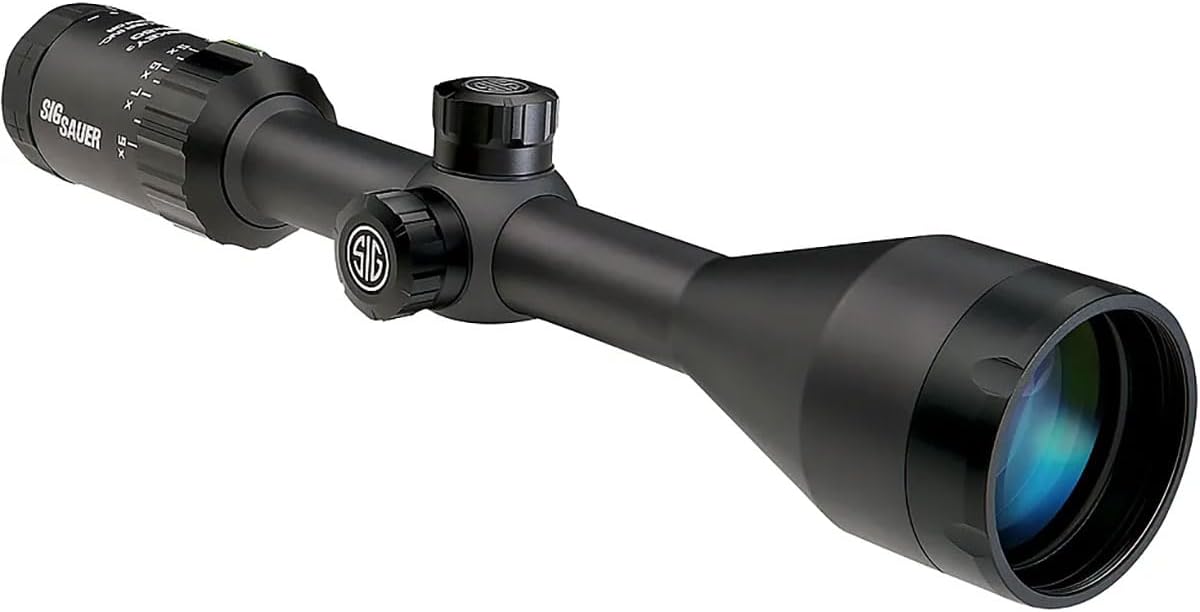 Sig Sauer WHISKEY3 4-12X50mm Riflescope, 1", SFP, BDC-1 Quadplex Reticle | Black
