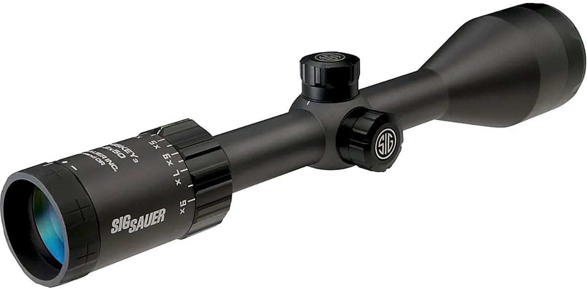 Sig Sauer WHISKEY3 4-12X50mm Riflescope, 1", SFP, BDC-1 Quadplex Reticle | Black