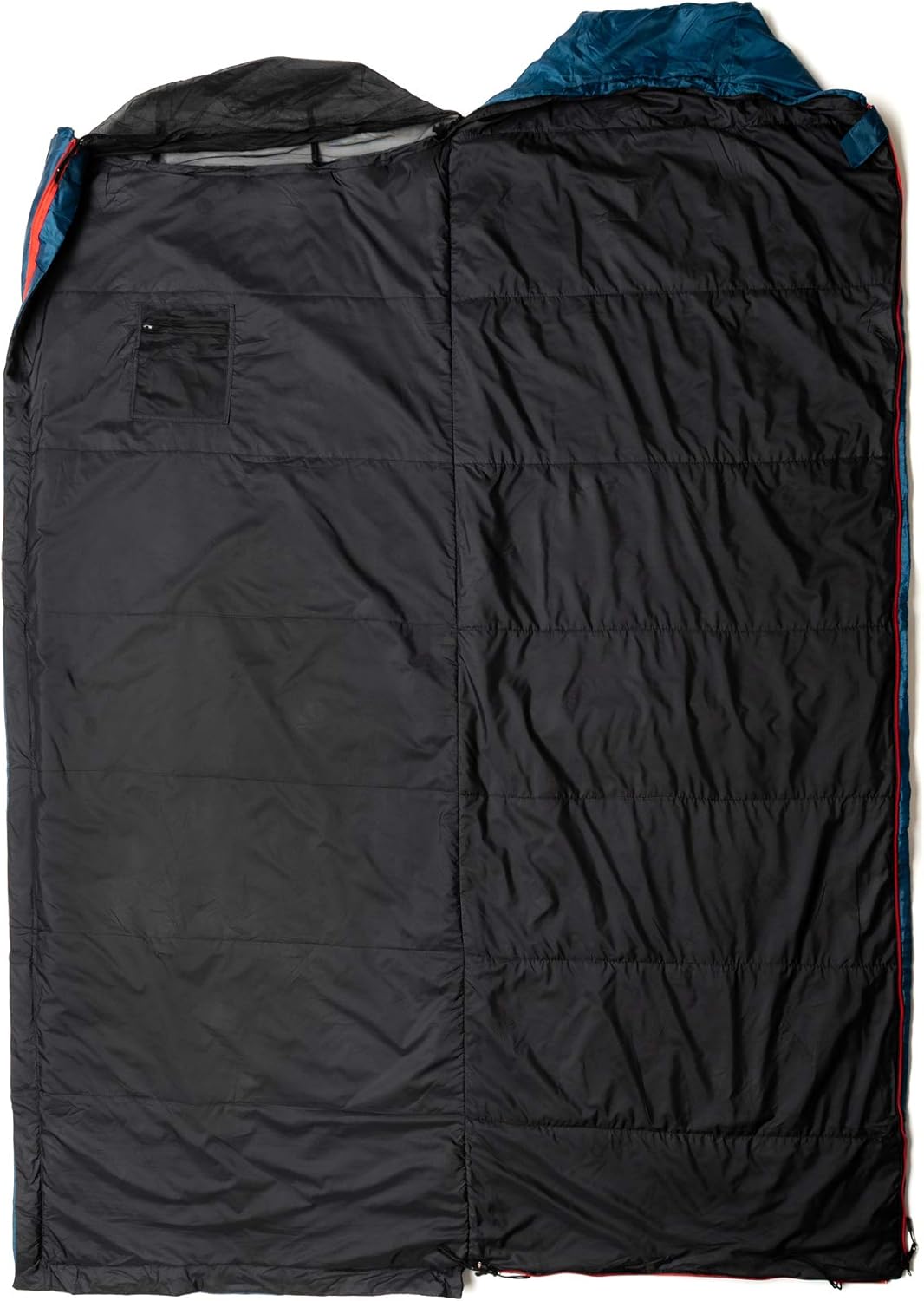 Snugpak Travelpak Traveler Sleeping Bag with Mosquito Net, Lightweight, Petrol Blue