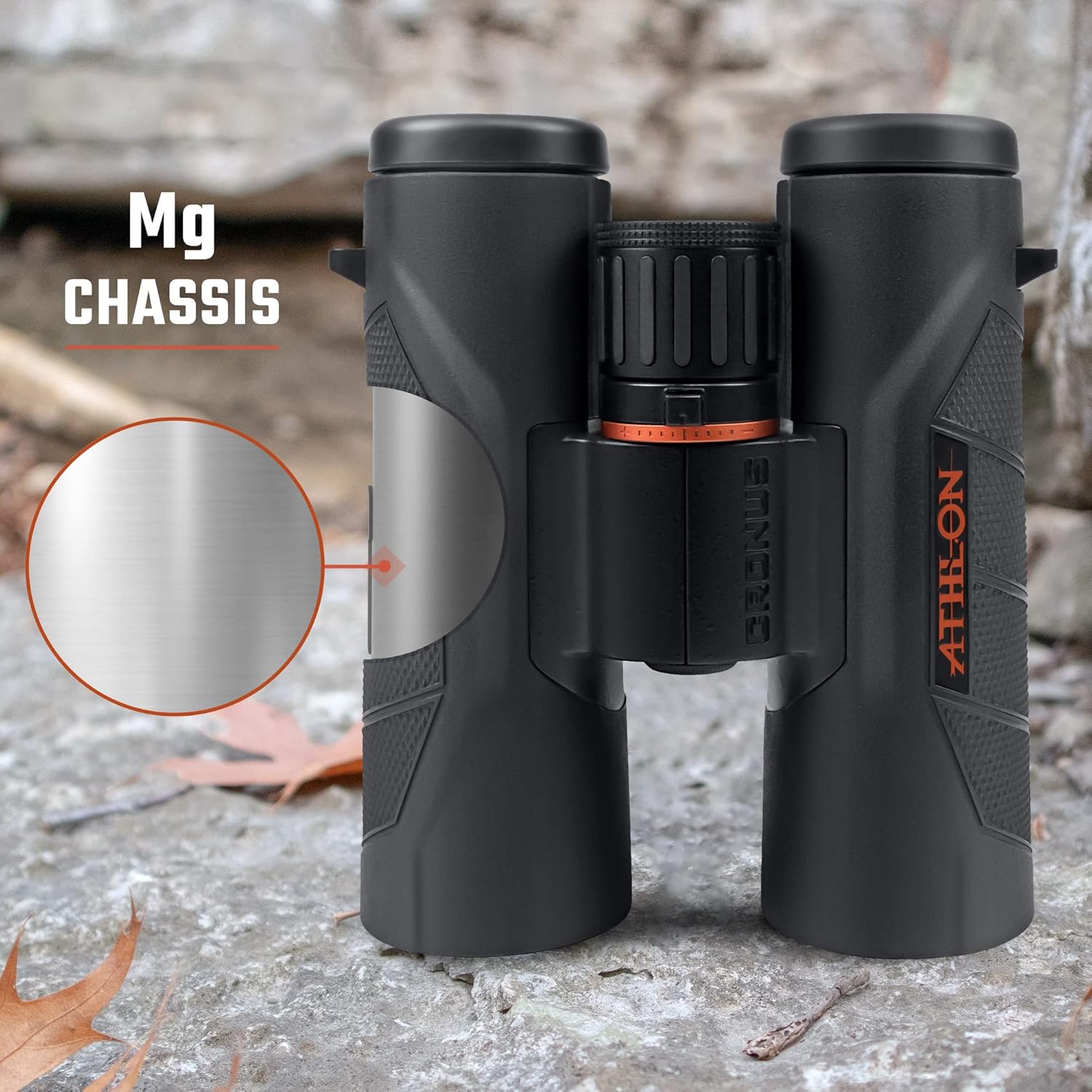 Athlon Optics 10x42 Cronus G2 UHD Black Binoculars with Eye Relief , High-Powered Binoculars for Hunting, Birdwatching, and More