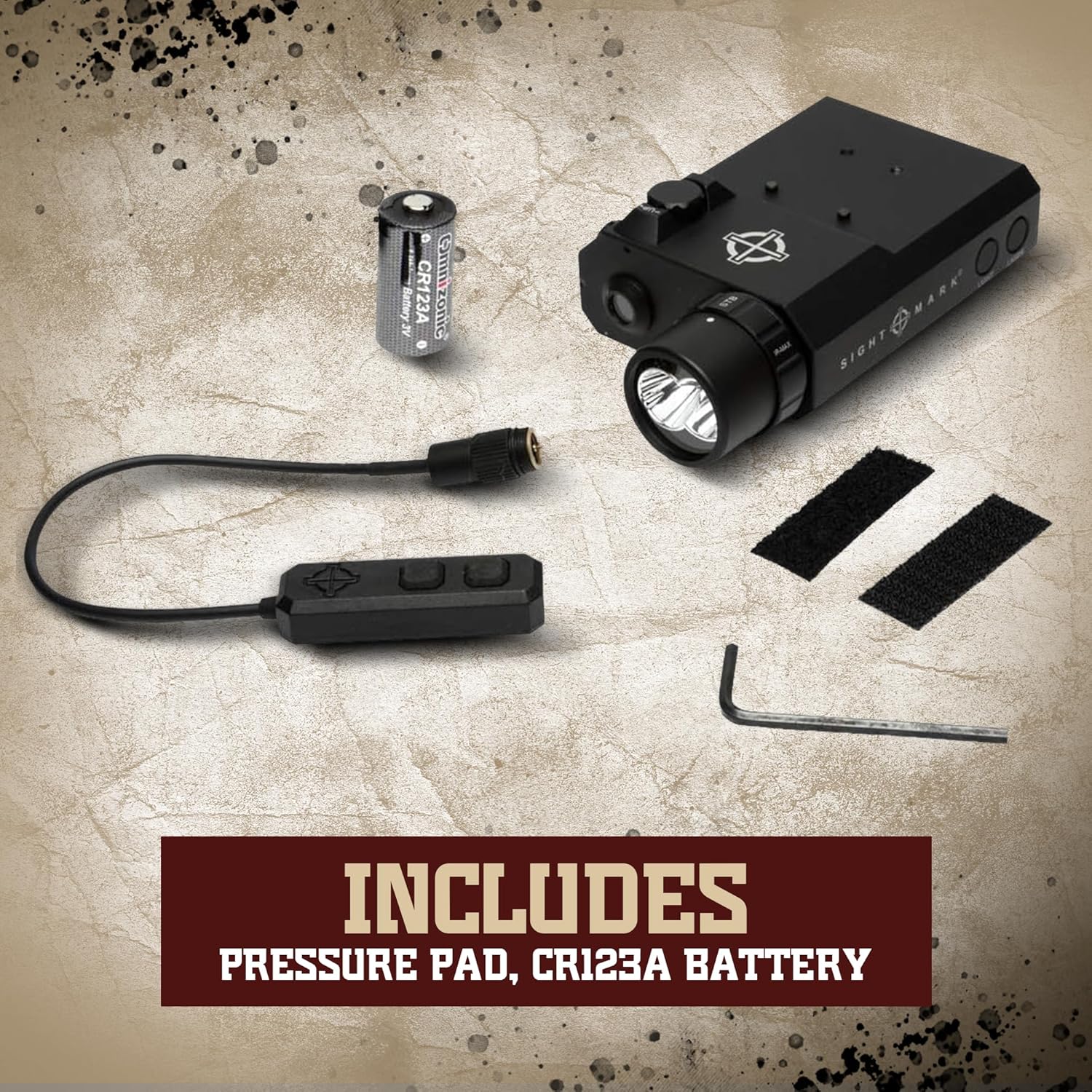 Sightmark LoPro Flashlight (Visible and IR) with Green Laser Sight Combo SM25013