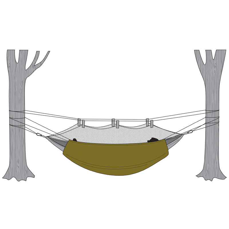 SNUGPAK - HAMMOCK UNDER BLANKET OLIVE 61700