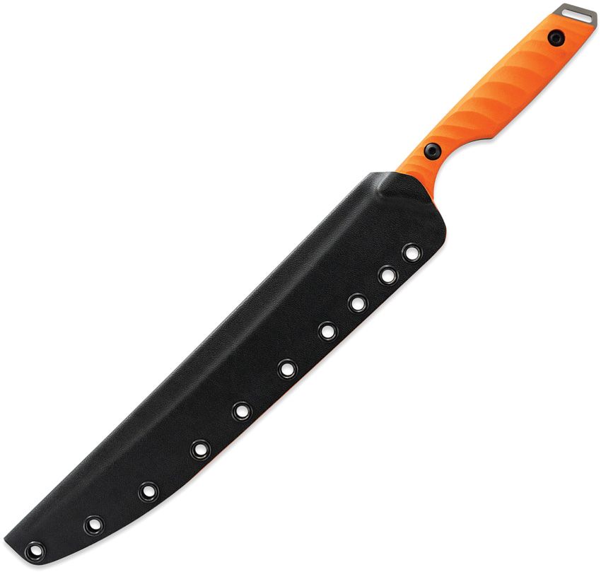 Toor Knives Avalon Fixed Blade Fillet Knife 9" CPM-154 Stonewashed Fillet Blade, Blaze Orange G10 Handles, DuoTone Kydex Sheath - Avalon Blaze Orange