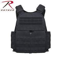 Rothco MOLLE Plate Carrier Vest Black