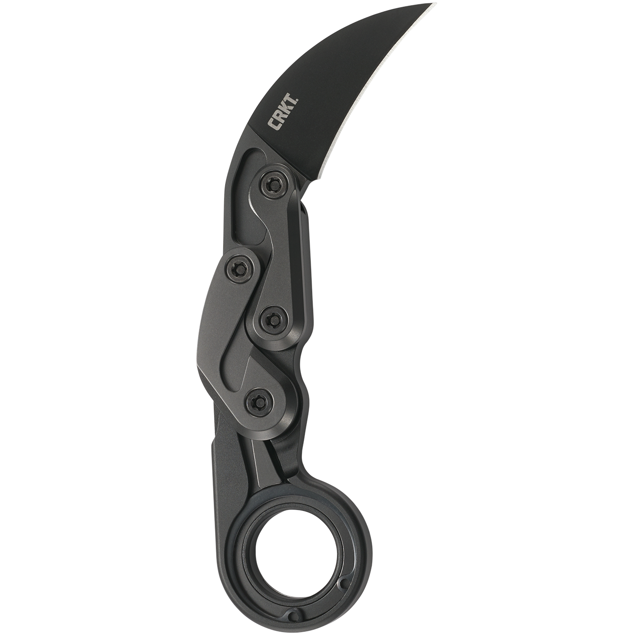 CRKT Provoke First Responder Folding Pocket Knife: Morphing Karambit, D2 Blade Steel, Kinematic Pivot Action, Integrated Safety Lock, Low Profile Pocket Clip, Glass Breaker