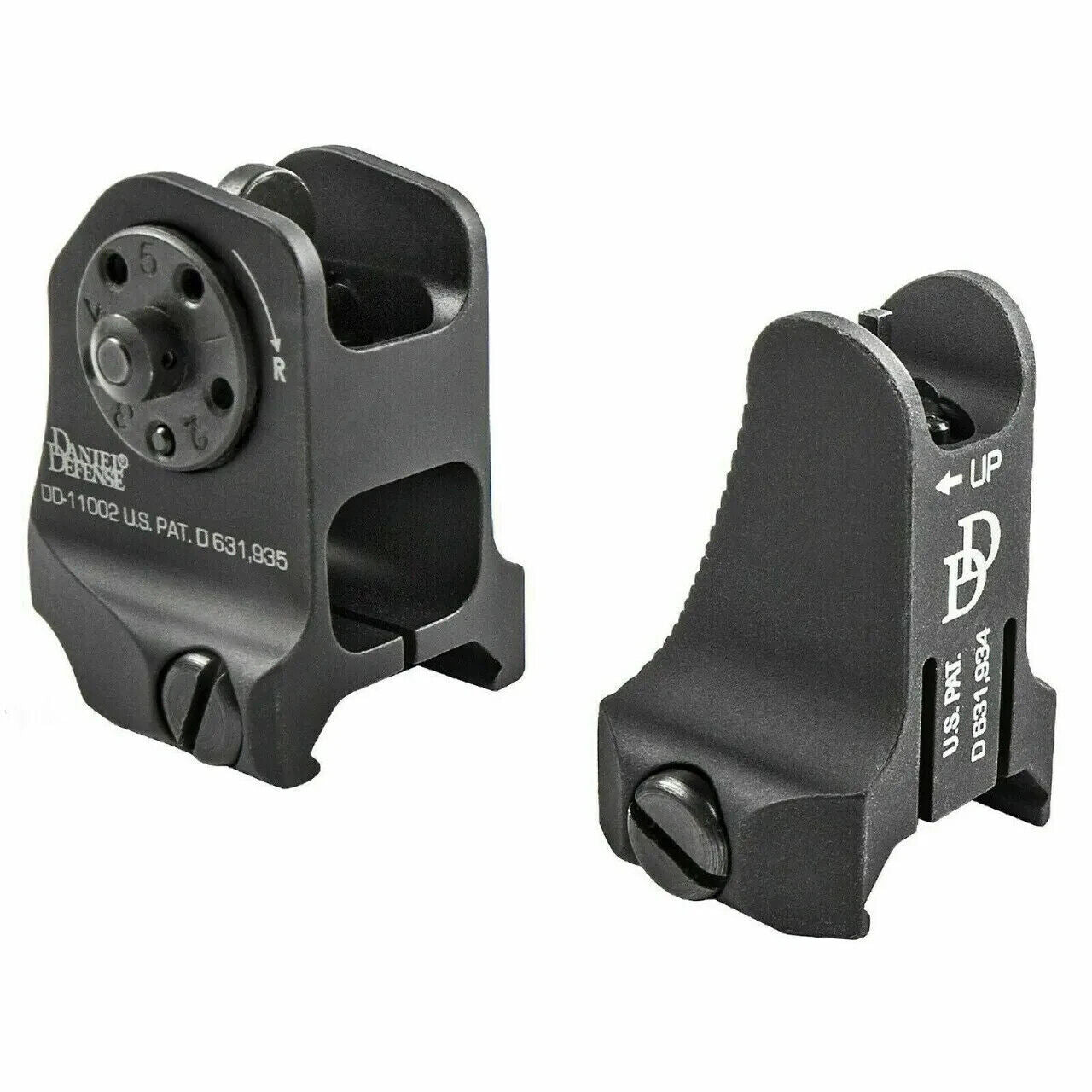 OEM DANIEL DEFENSE RAIL MOUNTED DD SIGHT SET FRONT/REAR