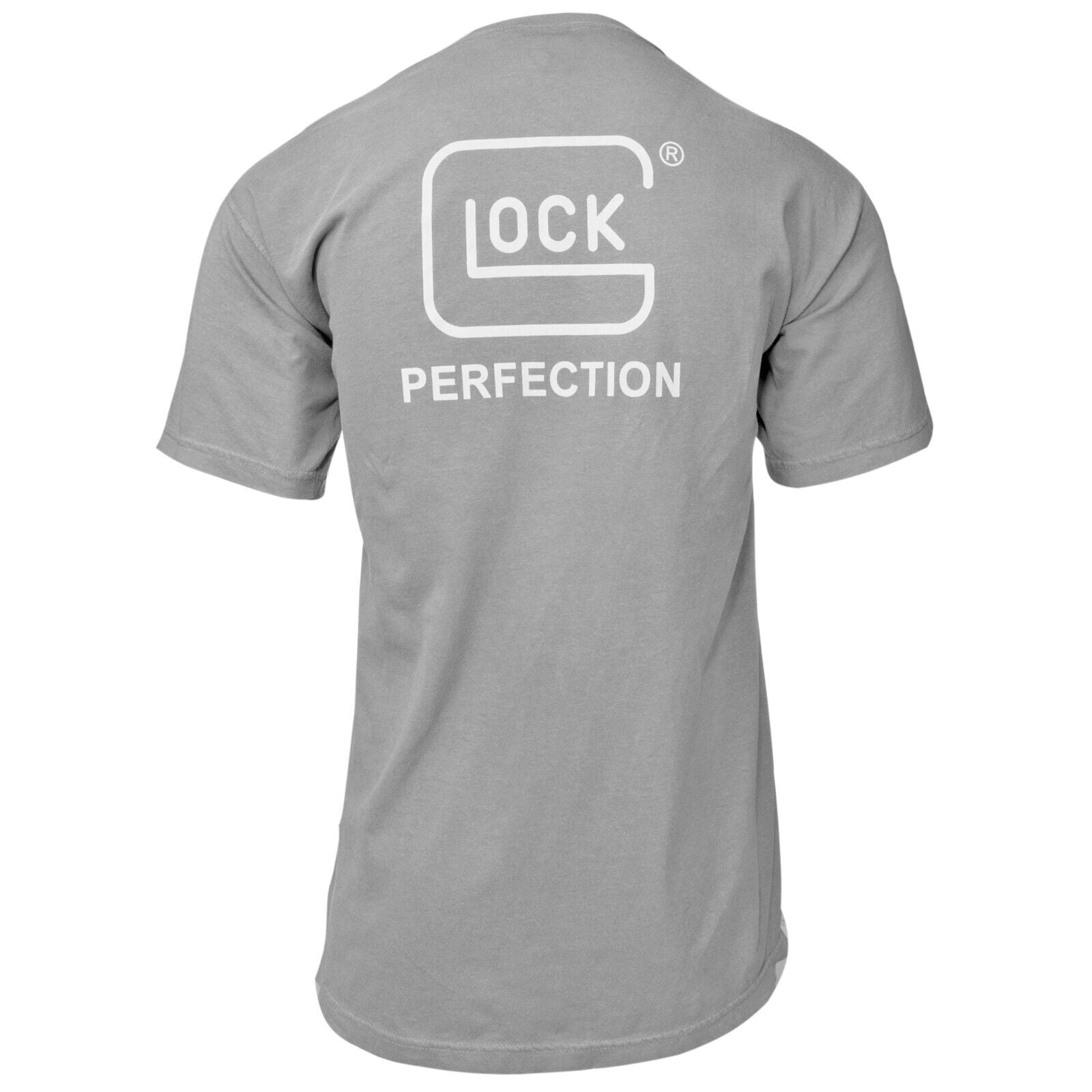 Glock, OEM Perfection Short Sleeve T-Shirt, Large, Gray GLAA75145