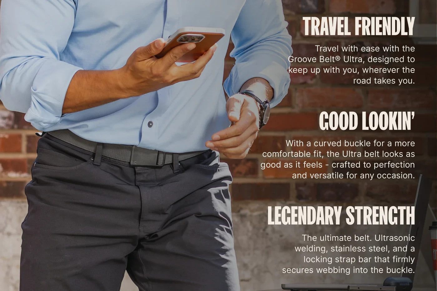 Groove Life Ultra Groove Snap Belt-polymer buckle - Choose color