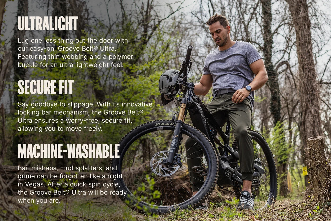 Groove Life Ultra Groove Snap Belt-polymer buckle - Choose color