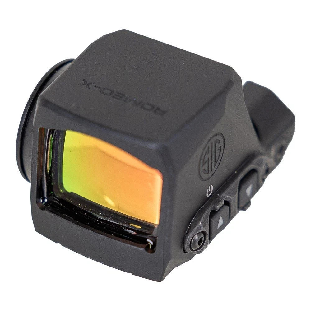 SIG SAUER Romeo-X Compact Pistol-Mounted Reflex Sight | Rugged Durable Aluminum Lightweight Waterproof MOTAC Open Sight with 15 Illumination Settings